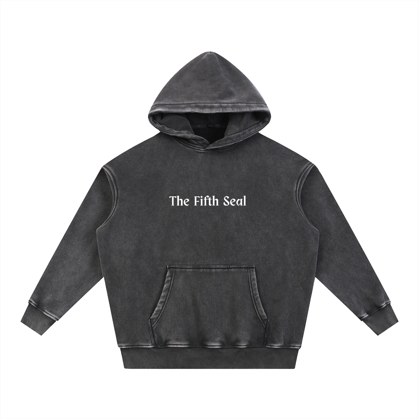 Psalm 51:10 - Snow Wash Fleece Oversize Hoodie