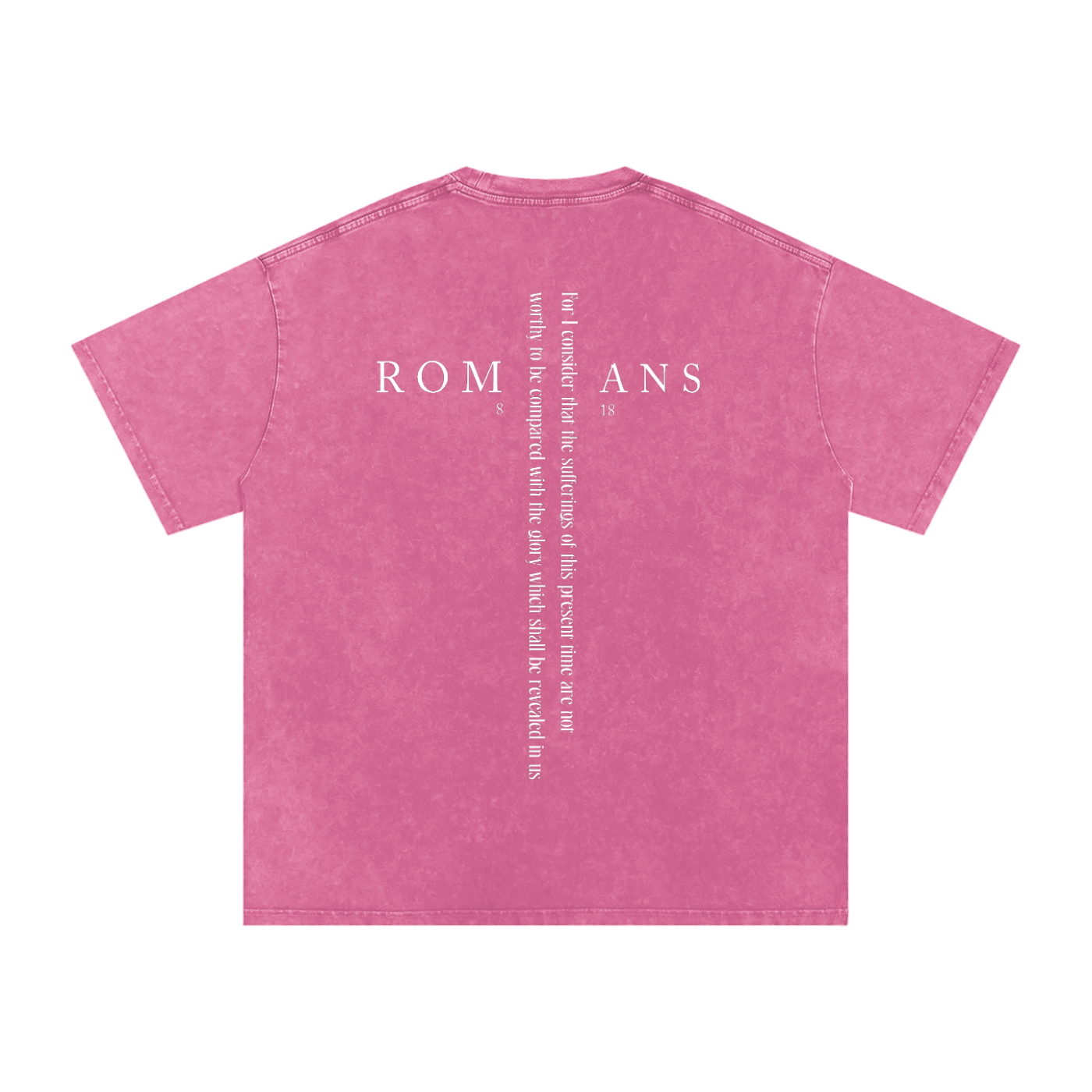 LW Romans 8:18 - Acid Washed Oversized T-Shirt