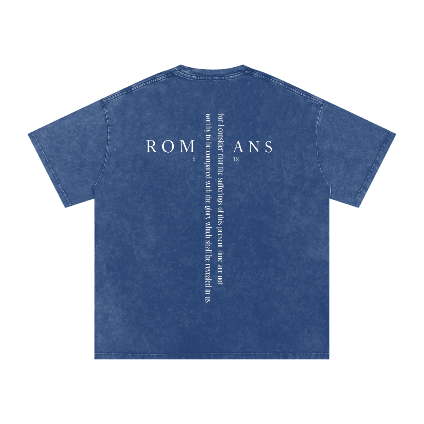 LW Romans 8:18 - Acid Washed Oversized T-Shirt